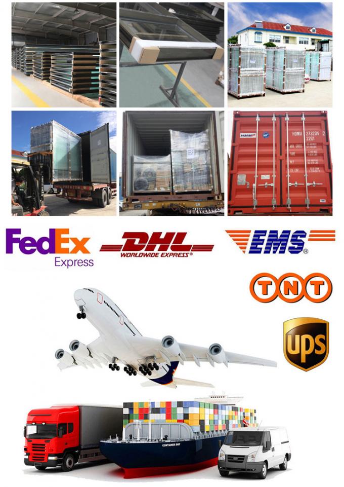 Puertas plegables de aluminio del patio de la puerta de plegamiento del