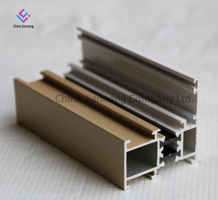 Modificado para requisitos particulares 6063 marcos de ventana de aluminio de la puerta de la protuberancia T5 para las puertas deslizantes del gabinete