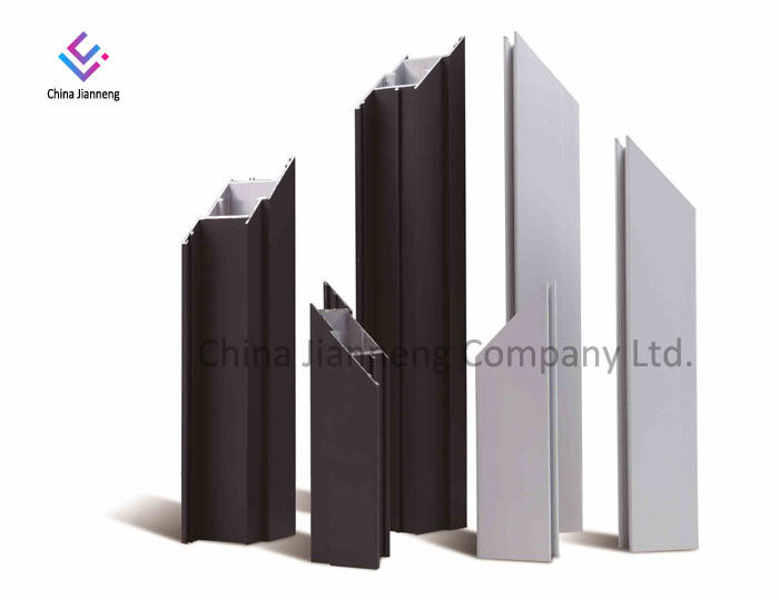 Modificado para requisitos particulares 6063 marcos de ventana de aluminio de la puerta de la protuberancia T5 para las puertas deslizantes del gabinete