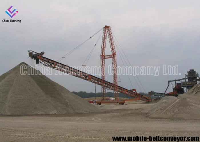 Desgaste - sistema móvil plano de goma resistente de la banda transportadora para el mineral de cobre y el mineral del oro