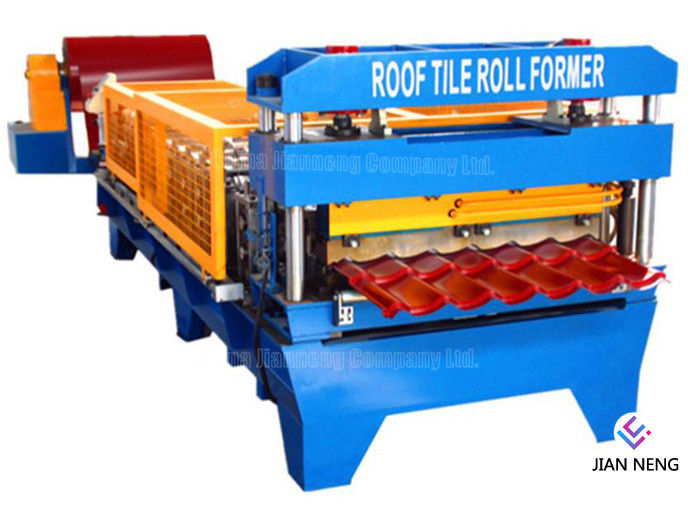 Máquina trapezoidal de acero coloreada de la laminación, metal automático del control del PLC que forma la máquina