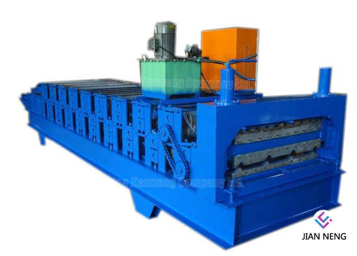 Máquina trapezoidal de acero coloreada de la laminación, metal automático del control del PLC que forma la máquina
