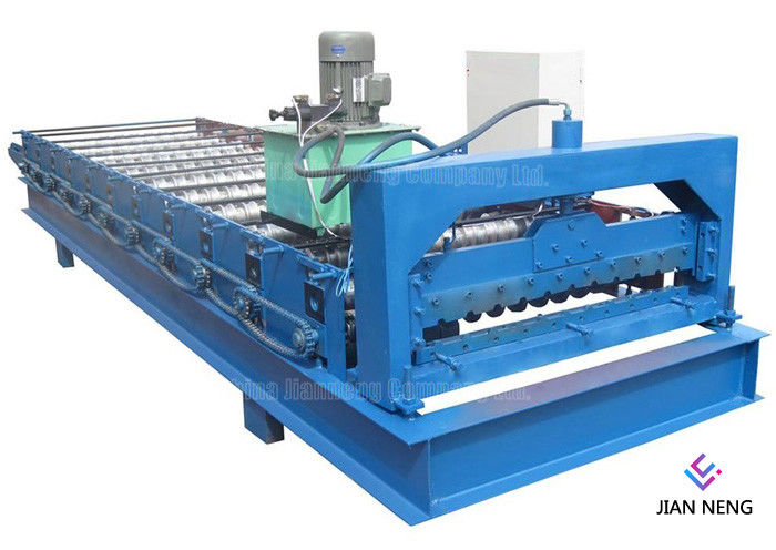 Máquina trapezoidal de acero coloreada de la laminación, metal automático del control del PLC que forma la máquina