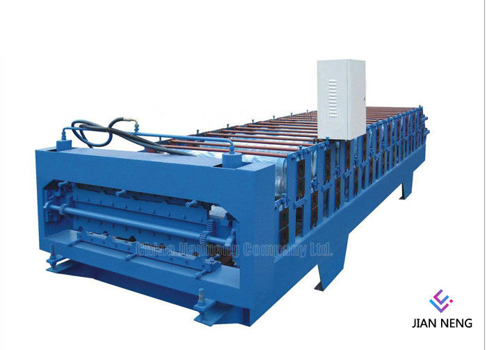 Máquina trapezoidal de acero coloreada de la laminación, metal automático del control del PLC que forma la máquina