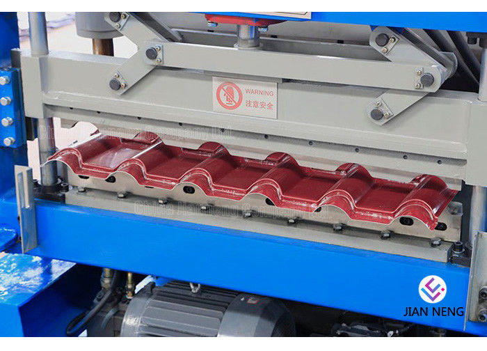 Rollo de acero acanalado esmaltado de la teja que forma la hoja MachineWith de la techumbre de la máquina 18 estaciones de formación