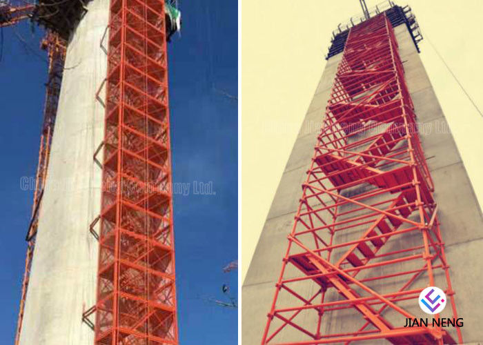 75 tipo torre de la escalera del andamio de la construcción con la longitud de los 2.5m flexible a desmontar