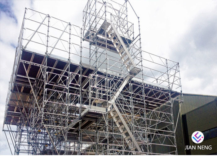 una torre antideslizante más gruesa del acceso de la escalera de los 2.5*1.2*3m para la construcción de la mucha altitud
