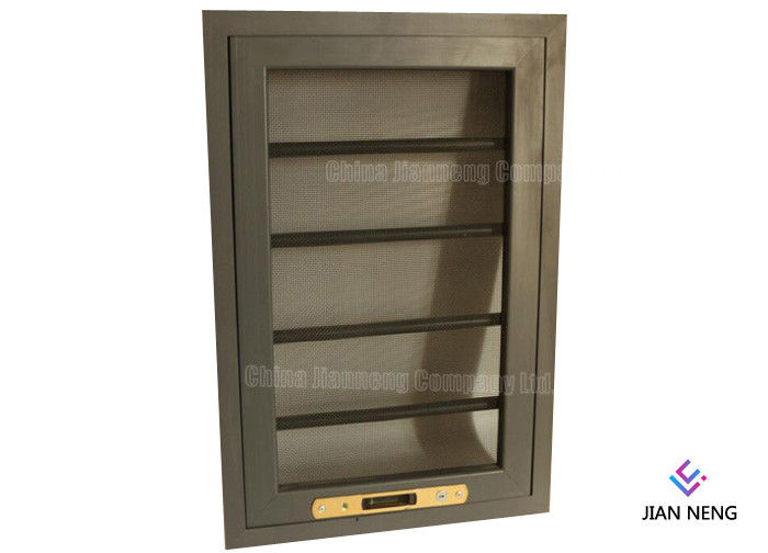Toldo anti Windows de aluminio del hurto y puertas con la prueba del ladrón de la malla de la seguridad del acero inoxidable