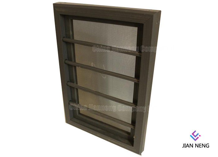 Toldo anti Windows de aluminio del hurto y puertas con la prueba del ladrón de la malla de la seguridad del acero inoxidable