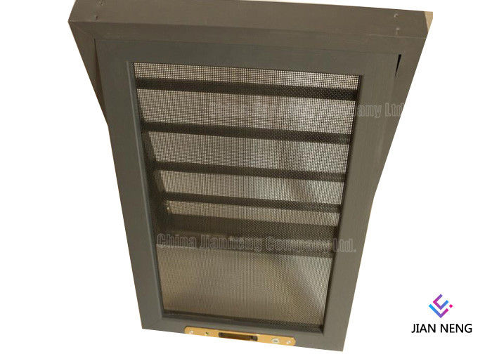 Toldo anti Windows de aluminio del hurto y puertas con la prueba del ladrón de la malla de la seguridad del acero inoxidable