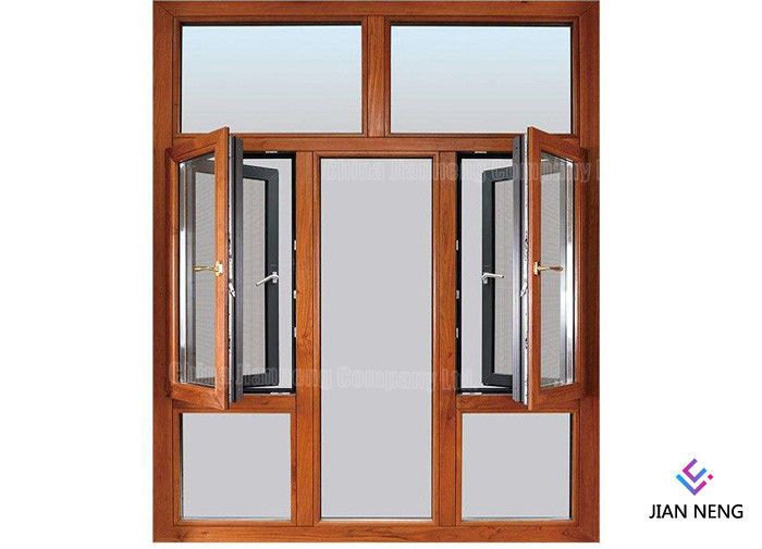 Ventana francesa del marco - rotura Windows de aluminio y puertas 6063 - del esmalte termal del doble T5