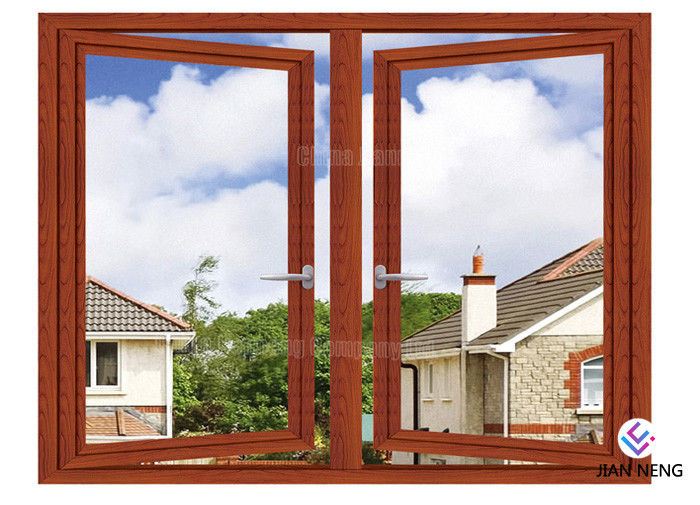 Ventana francesa del marco - rotura Windows de aluminio y puertas 6063 - del esmalte termal del doble T5