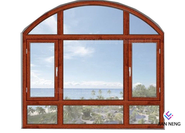 Ventana francesa del marco - rotura Windows de aluminio y puertas 6063 - del esmalte termal del doble T5