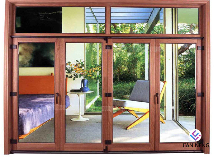 Puertas de aluminio del marco del estilo de Australia, aluminio que resbala puertas del patio con el vidrio esmerilado moderado