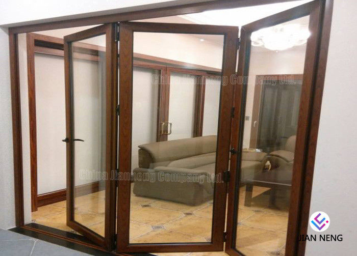 Puertas plegables de aluminio del patio de la puerta de plegamiento del BI de las puertas de plegamiento para el uso del chalet