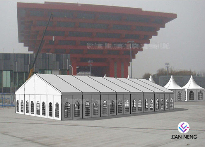 Tienda al aire libre impermeable del toldo del PVC del lujo, tiendas grandes del acontecimiento con el marco de la aleación de aluminio