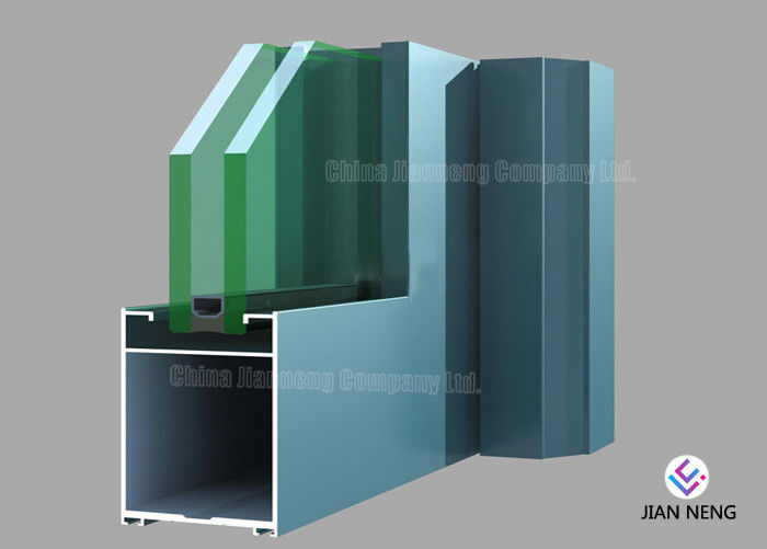 Perfiles de aluminio de la puerta deslizante de 6063 series, perfil de cristal de aluminio del final del molino para la puerta de oscilación