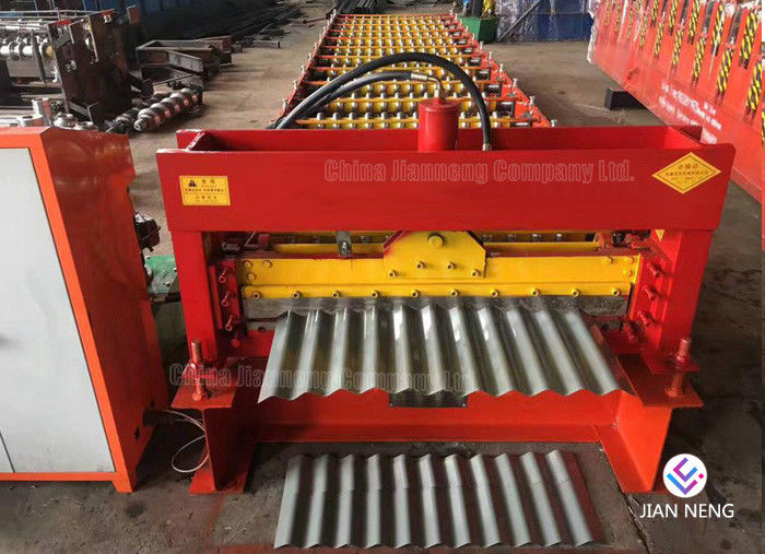 Rollo acanalado que forma la máquina, cubriendo la hoja que hace la máquina 5.5KW