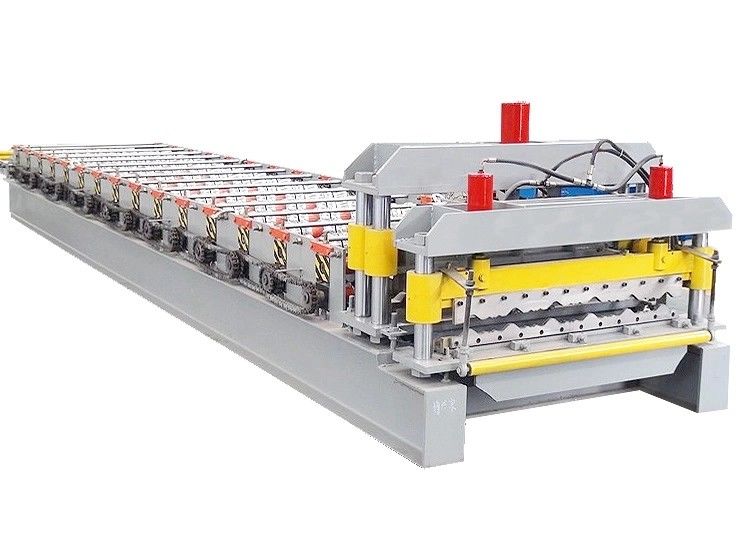 Q teja el rollo de la hoja de la techumbre del esmalte que forma el rollo de la máquina/de la teja que forma la máquina para 850 tejas de la anchura