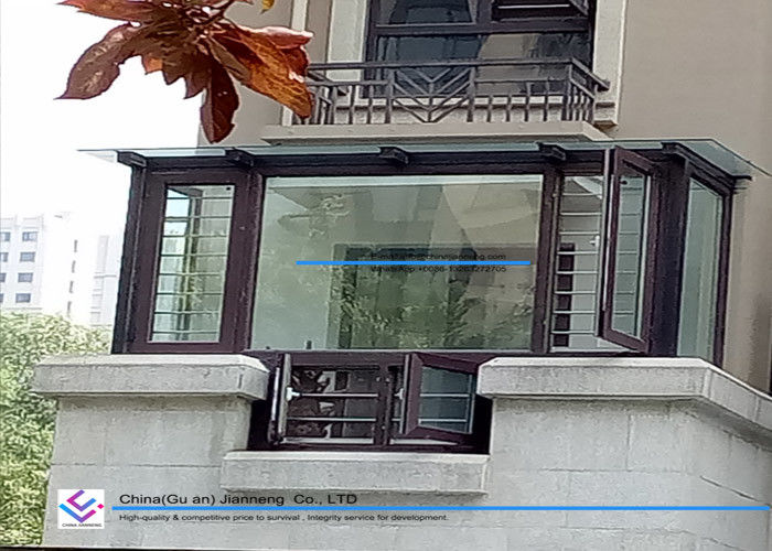 Tipo de aluminio de encargo del marco de Windows de los materiales de la construcción de viviendas con el mosquito