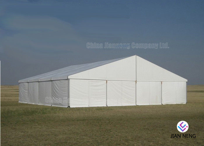 Tienda grande de Warehouse de la carpa del marco de aluminio con la pared blanca del PVC para el almacenamiento
