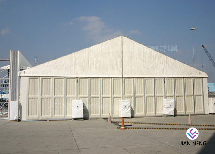 Tienda grande de Warehouse de la carpa del marco de aluminio con la pared blanca del PVC para el almacenamiento
