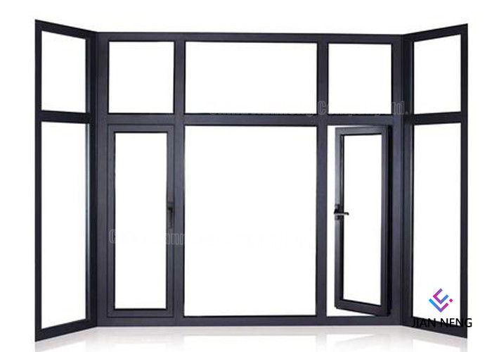 Ventana de aluminio del perfil de cristal insonoro y puerta Windows y tamaño estándar de las puertas