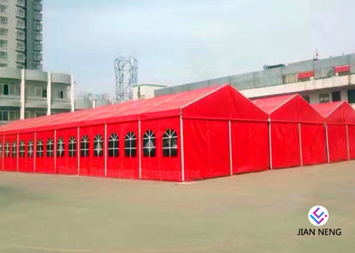 Sistemas de aluminio rojos del tejado del braguero, tienda hermosa de los sistemas del braguero de la iluminación de DJ con la condición del aire